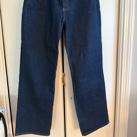 Classic High Rise Women's Jeans - Deep Blue - Picture 3 of 3